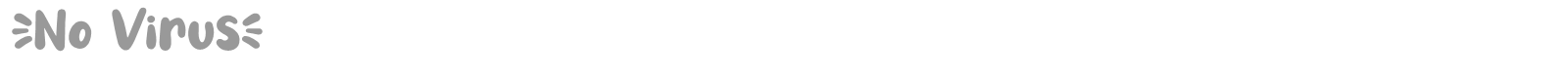 No Virus font preview